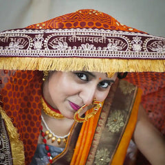 MIJAAT Bridal Pahadi Pichoda Full Size | Georgette Chicken | Sada Sobhagywati Bhawah