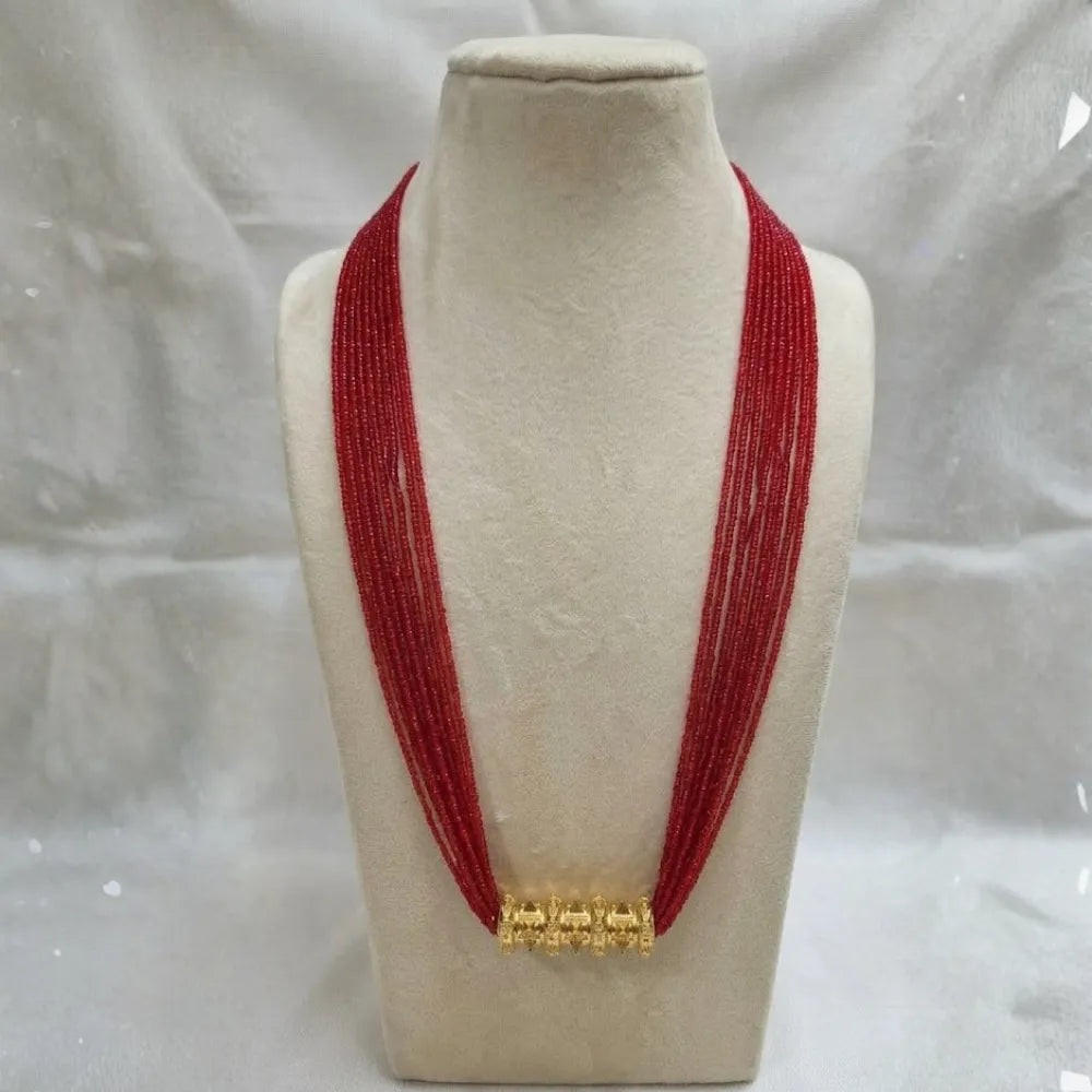Red beaded tilhari