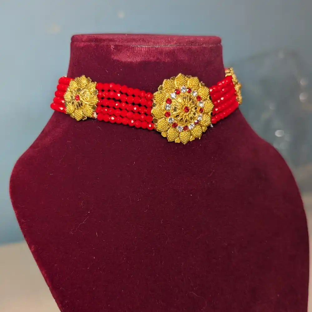 red choker