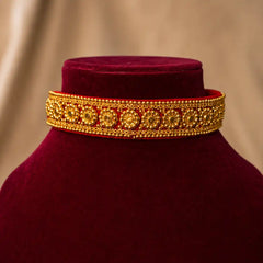 Pahadi Traditional Guloband Red Base