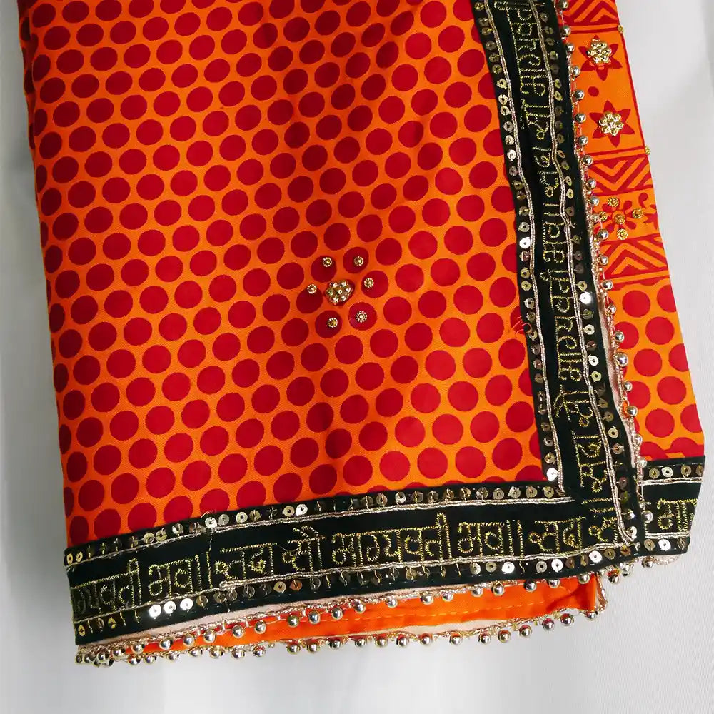 green colour sadasobhagywati lace pahadi pichoda