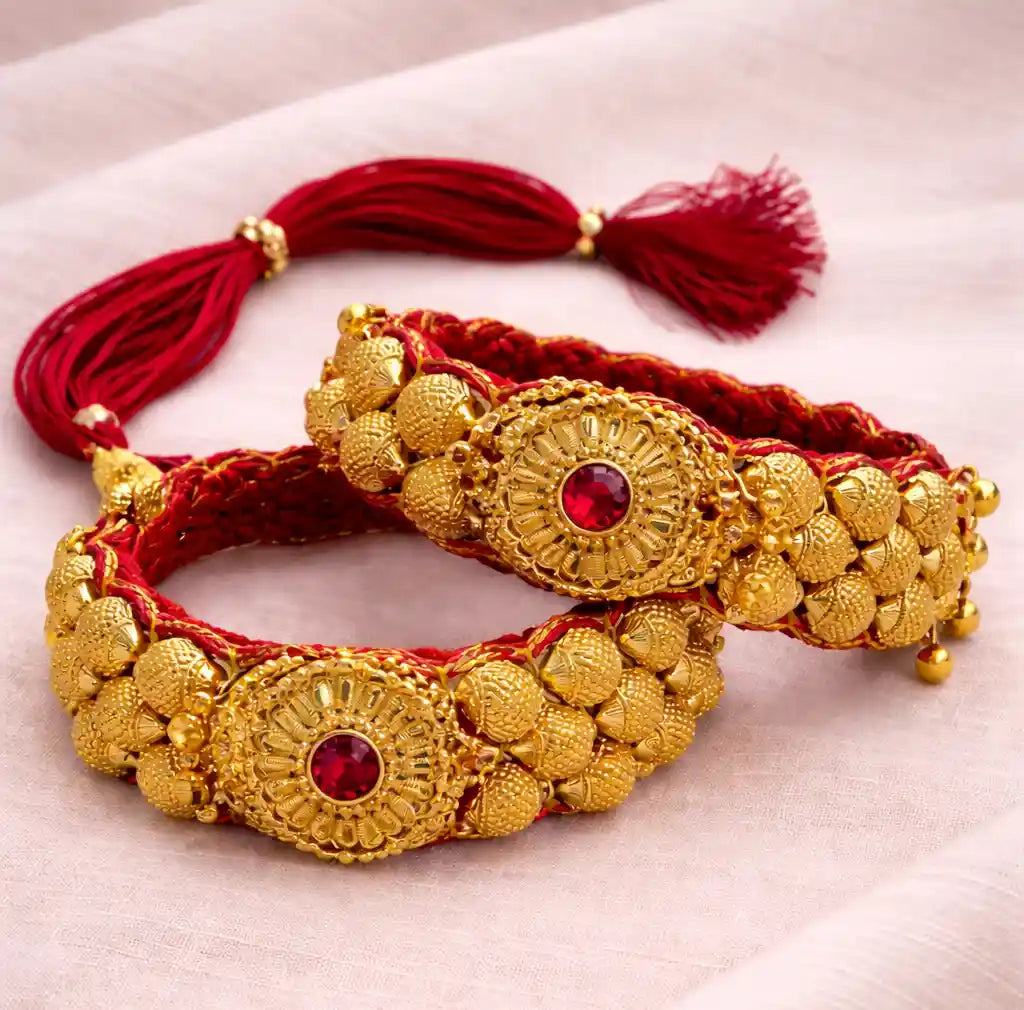 red pauji design